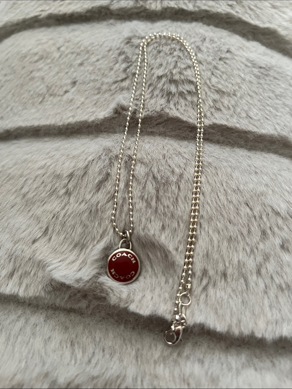 Coach charm with 925 Sterling Necklace - Picture 5 of 6